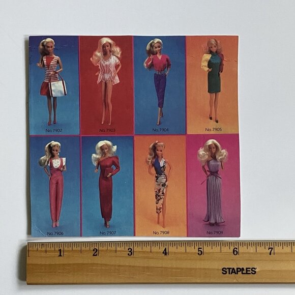 1980s Barbie World of Fashion Brochures Plus Wedding & Fun Fashion Pictures - Picture 6 of 12